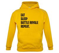 Eat Sleep Battle Royale Ripetere - Bambini Felpa/Maglione - Gamer Gioco PC