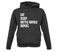 Eat Sleep Battle Royale Ripetere - Bambini Felpa/Maglione - Gamer Gioco PC