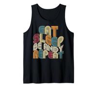 Eat Sleep Be Andy Repeat Funny Groovy Retro Andy Canotta