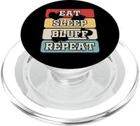 Eat Sleep Bluff Repeat PopSockets PopGrip per MagSafe