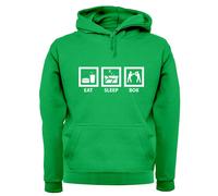 Eat Sleep Boxe - Adulti Felpa/Maglione - Scatola Love Anello Divertente Fight