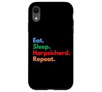 Eat Sleep Clavicembalo Repeat - Giocatori e amanti del clavicembalo Custodia per iPhone XR
