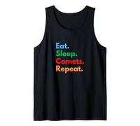 Eat Sleep Comets Repeat per Le Stelle cadenti e Gli Amanti delle comete Canotta