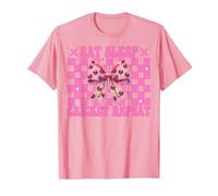 Eat Sleep Cricket Repeat Girl Mamma Festa della mamma Coquette Bow Maglietta