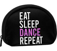 Eat Sleep Dance Repeat Women And Girls Cute Fashion Coin Purse Wallet Bag Change Pouch Key Holder