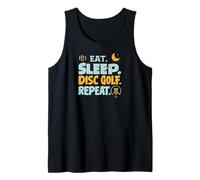 Eat Sleep Disc Golf Repeat Funny Player Hobby Life Canotta