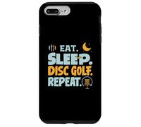 Eat Sleep Disc Golf Repeat Funny Player Hobby Life Custodia per iPhone 7 Plus/8 Plus