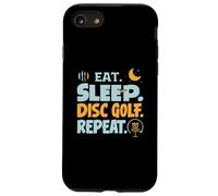 Eat Sleep Disc Golf Repeat Funny Player Hobby Life Custodia per iPhone SE (2020) / 7/8