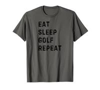 Eat Sleep Golf Repeat: Funny Design for Avid Golfers Maglietta