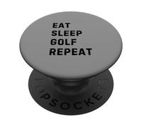 Eat Sleep Golf Repeat: Funny Design for Avid Golfers PopSockets PopGrip Adesivo