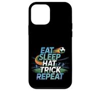 Eat Sleep Hat Trick Repeat Soccer Score Routine Athlete - Custodia per iPhone 12 mini