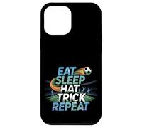 Eat Sleep Hat Trick Repeat Soccer Score Routine Athlete - Custodia per iPhone 12 Pro Max