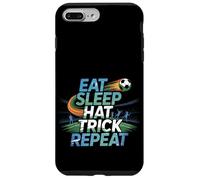 Eat Sleep Hat Trick Repeat Soccer Score Routine Athlete - Custodia per iPhone 7 Plus/8 Plus