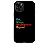 Eat Sleep Heckelphone Repeat - Giocatori e amanti del telefono cellulare Custodia per iPhone 11 Pro