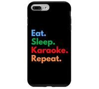 Eat Sleep Karaoke Repeat per gli amanti della notte del karaoke & Cantanti Custodia per iPhone 7 Plus/8 Plus