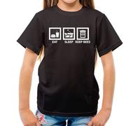 Eat Sleep Keep Bees - T-Shirt - Ape Keeping Custode Apicoltore Miele Love