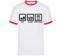 Eat Sleep Keep Bees - Uomo Suoneria - Ape Mantenendo Custode Apicoltore Miele