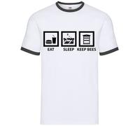 Eat Sleep Keep Bees - Uomo Suoneria - Ape Mantenendo Custode Apicoltore Miele