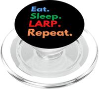 Eat Sleep LARP Repeat Live Action Giochi di ruolo Amanti & LARPers PopSockets PopGrip per MagSafe
