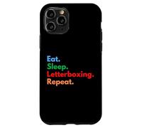 Eat Sleep Letterboxing Repeat per gli amanti delle cassette delle lettere e dei sentieri Custodia per iPhone 11 Pro