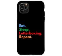 Eat Sleep Letterboxing Repeat per gli amanti delle cassette delle lettere e dei sentieri Custodia per iPhone 11 Pro Max