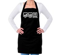 Eat Sleep Mantenere Api - Unisex Adulti Grembiule - Ape Custode Apicoltore Miele