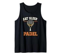 Eat Sleep Padel Mangia Dormi Padel Ripeti Giocatore Pala Canotta