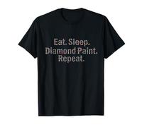 Eat Sleep Paint Repeat Funny 5D Art Crafter Maglietta