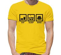 Eat Sleep Pasticciere - T-Shirt - Baker Baking Torta Torte Amore Divertente Chef