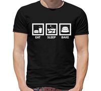 Eat Sleep Pasticciere - T-Shirt - Baker Baking Torta Torte Amore Divertente Chef