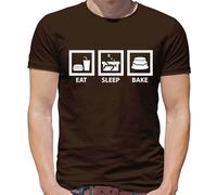 Eat Sleep Pasticciere - T-Shirt - Baker Baking Torta Torte Amore Divertente Chef