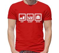 Eat Sleep Pasticciere - T-Shirt - Baker Baking Torta Torte Amore Divertente Chef
