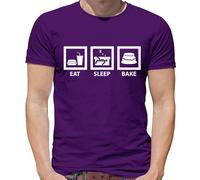 Eat Sleep Pasticciere - T-Shirt - Baker Baking Torta Torte Amore Divertente Chef