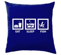 Eat Sleep Pesce - Cuscino - Pescatore con la Lenza Love Carpa Trota