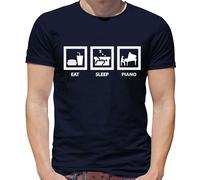 Eat Sleep Pianoforte - T-Shirt - Musica Pianoforti Musicista Play Love Organo Di