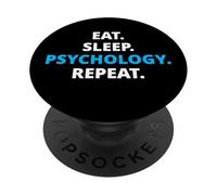 Eat Sleep Psychology Repeat Psicologo Studente Psicologia PopSockets PopGrip Adesivo