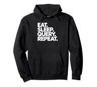 Eat Sleep Query Repeat - Analista Dati Felpa con Cappuccio