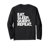 Eat Sleep Query Repeat - Analista Dati Maglia a Manica