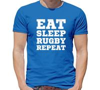 Eat Sleep Rugby Ripetere - T-Shirt - League Union Player SPORTS World Coppa