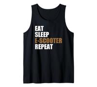 Eat Sleep Scooter Repeat I Electric Scooter Canotta