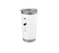 Eat Sleep Sumo Repeat Meme Divertente Giapponese Humor Regali Bicchiere termico in acciaio inox doppia parete