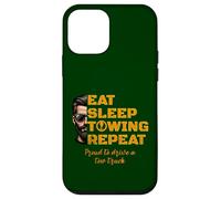Eat Sleep Towing Repeat Carro rimorchio Driver Design Custodia per iPhone 12 mini
