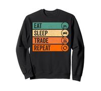 Eat Sleep Trade Repeat Felpa