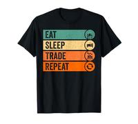 Eat Sleep Trade Repeat Maglietta