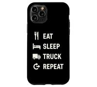 Eat Sleep Truck Repeat per gli operatori del veicolo Custodia per iPhone 11 Pro