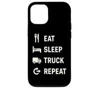 Eat Sleep Truck Repeat per gli operatori del veicolo Custodia per iPhone 12/12 Pro