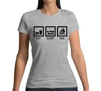 Eat Sleep Vela - T-Shirt - Barca a Vela Marinaio Laser Marinaio Amore
