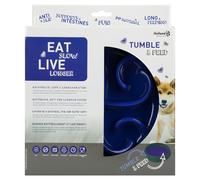 Eat Slow Live Longer Anti-schlingnapf Blu per Cani - Gesund & senza-Bpa