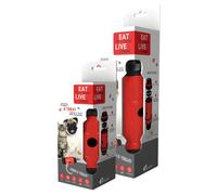 Eat Slow Live Longer Cane Ciotole Rullo Rosso, Snackrolle per Langsames Essen