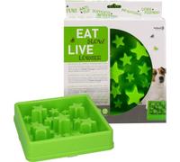 Eat Slow Live Longer Forniture Per L'Alimentazione Mangiare Lento Vive Più Lungo Stella Verde S